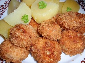 Žampiony s vinnou klobásou