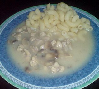 Kuřecí maso na žampionech