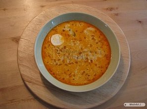 Polévka z vajíček natvrdo