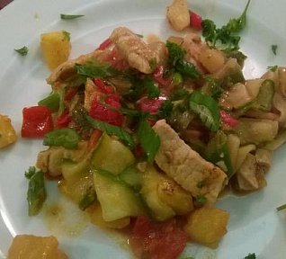 Sladko-kyselé vepřové po thajsku