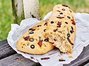 Veganská focaccia