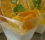 Panna Cotta s pomeranči