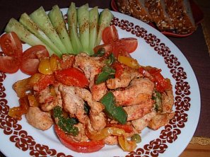 Barevné tandoori maso - minutka Barevné tandoori maso - minutka