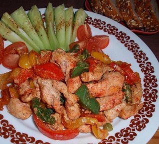 Barevné tandoori maso - minutka