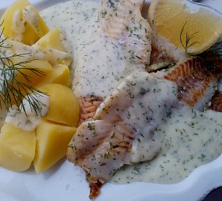 Filety s koprovým přelivem