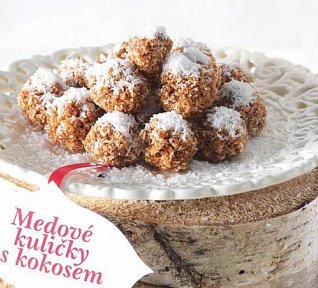 Medové kuličky s kokosem