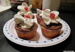 Vanilkový dortík - cupcake