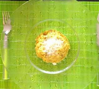 Italské kari rizoto s králičím masem