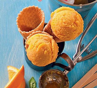 Pomerančový sorbet