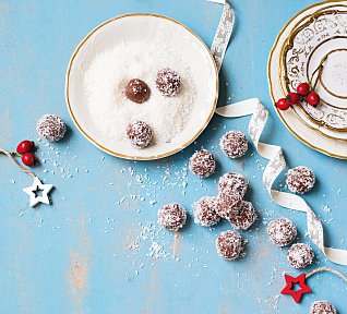 Rumové kuličky s kokosem