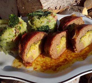 Masové koule s brokolicí