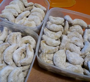 Vanilkové rohlíčky po našem