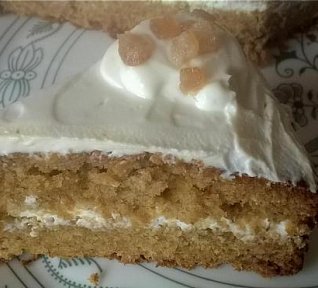 Carrot cake (Mrkvový dort) s pomerančem