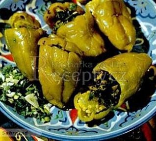 Nakládané plněné papriky po Ázerbájdžánsku