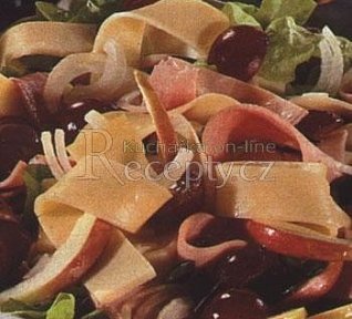 Sýrový ovocný salát