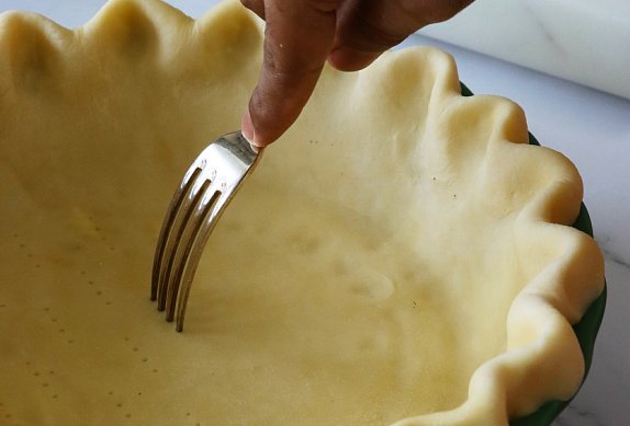 Francouzský koláč s hruškami