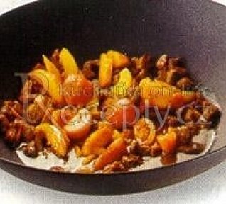 Vepřové na rajčatech s mangem