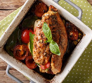 Kuřecí balíčky po italsku