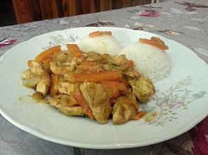 Pikantní kuřecí nudličky