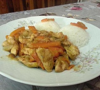 Pikantní kuřecí nudličky