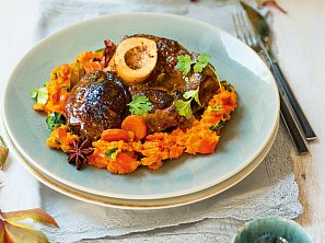 Voňavé asijské ossobuco s pečenou dýní