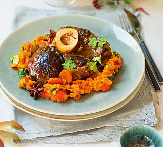 Voňavé asijské ossobuco s pečenou dýní