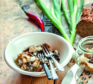 Nakládané houbičky