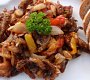 Hlíva s masovo-zeleninovou směsí