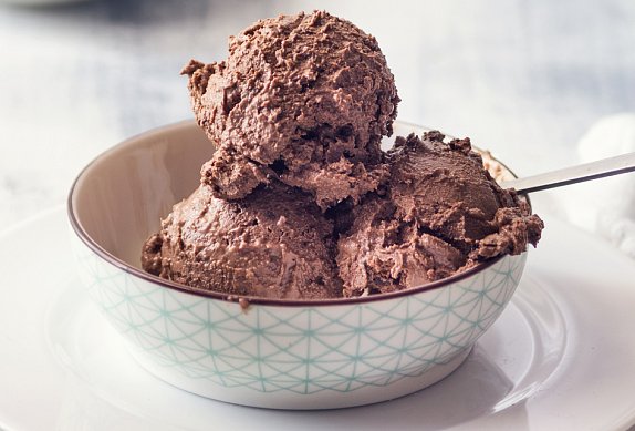 Domácí čokoládová zmrzlina photo-0