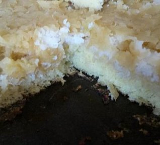 Obrácená buchta z jablek