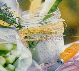 Jemná tvarohová pomazánka