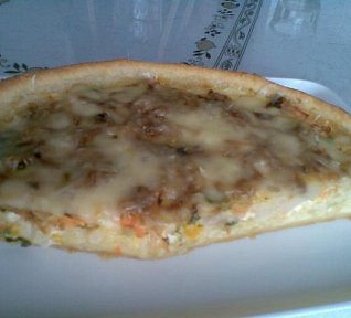 Zeleninový koláč s bramborami