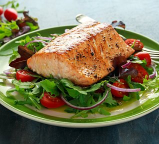 Grilovaný losos v marinádě