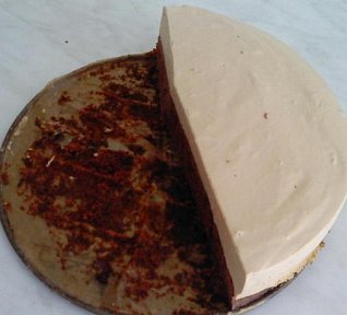 Jogurtový cappuccino dort