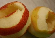 Jablka s perníkovým srdcem - pečená