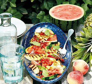 Grilované ovoce se sezamovým griliášem