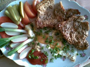 Kmínové přírodní maso - minutka