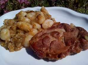 Krkovice v cuketovém sosu