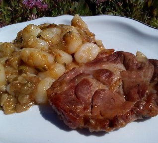 Krkovice v cuketovém sosu