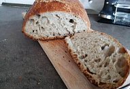 Jednoduchý domácí chléb bez hnětení