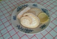 Citronová roláda s tvarohovým krémem