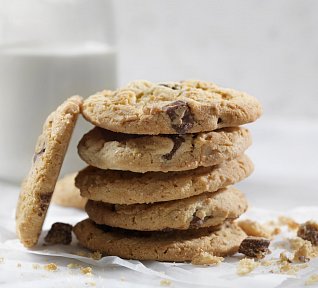 Cookies s čokoládou a sušeným ovocem