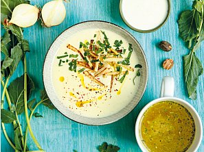 Jemná kedlubnová polévka