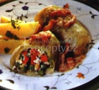 Zelné závitky se zeleninou