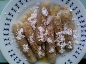 Bramborovo-skořicové šišky s máslem