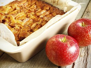 Jablečno-mandlový koláč