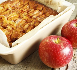 Jablečno-mandlový koláč