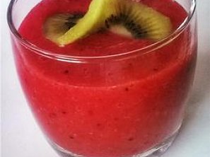 Kiwi-malina smoothie