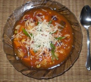 Italská polévka Minestrone Institutu Kompliment