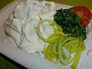 Jemná pórková pomazánka